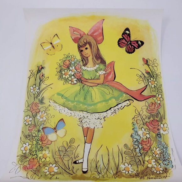 Set of 4 Art 1971 Lithograph Poster Prints SCAFA Tornabene 14x11 Harnett Girls - Picture 3 of 8